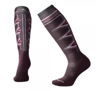 Придбати - жіночу термобілизну  Термошкарпетки Smartwool Women PhD Ski Light Pattern S Бордовий