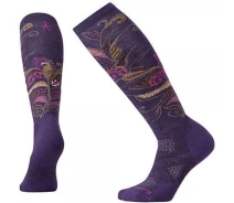Придбати - жіночу термобілизну  Термошкарпетки Smartwool Women's PhD Ski Medium Pattern Socks 2018 S Темно-Фіолетовий