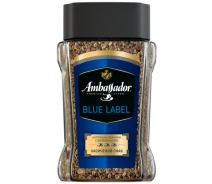 Придбати - каву  Кава AMBASSADOR розчинна 95 г ст. банку, "Blue Label" (am.51169)