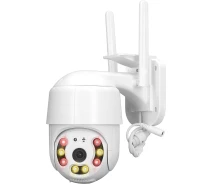Придбати -  Поворотна вулична WiFi камера відеоспостереження uSafe OC-02-PTZ, з датчиком руху та LED + ІЧ підсвіткою, 3 МП