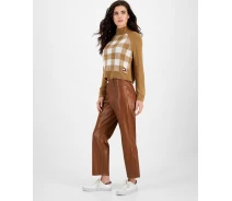 Придбати - жіночі джинси  Жіночі штани Tommy Hilfiger з екошкіри 1159806996 (Коричневий, 30)