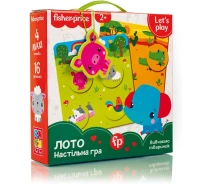Придбати - настільну гру  Гра настільна Fisher Price Лото. Вивчаємо тваринок (VT2910-01)