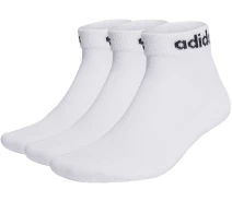 Придбати - чоловічу шкарпетку  Шкарпетки Adidas LINEAR ANKLE CUSHIONED SOCKS 3P білі (3 пари) HT3457 Розмір 37-39 (HT3457_37-39)