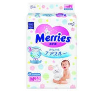 Придбати -  Підгузки Merries для дітей M 6-11 кг 64 шт 64 шт (563795/382184)