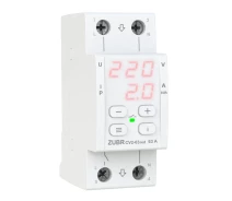 Придбати - реле контролю напруги  Реле напруги з контролем току ZUBR CV2-63 red