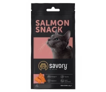 Придбати - ласощі для кота  Ласощі SAVORY для котів Гурман із Лососем, 60г, арт. 31454(4820232631454)