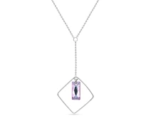 Придбати - кольє  Срібне кольє Spark Nixa Square з кристалами Swarovski (NSQ646513VL)