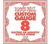 Придбати - струны для гитар  Струна Ernie Ball 1008 Plain Steel .008