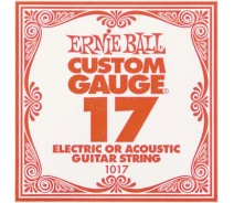 Придбати - струны для гитар  Струна Ernie Ball 1017 Plain Steel .017