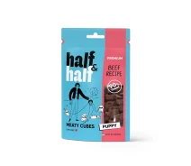 Придбати - ласощі для собаки  Ласощі Half&Half для цуценят з яловичиною 100 г(4823082431786)