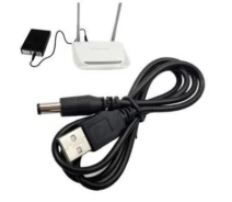 Придбати - кабель та перехідник  USB кабель для роутера від Повербанку з 5V на 9V чи 12V