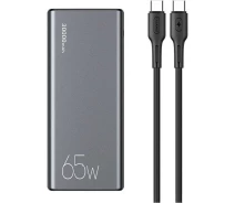 Придбати - універсальну мобільну батарею  Power Bank USAMS US-CD165 PB59 Dual QC3.0+PD 65W Fast Charging Power Bank 30000mAh Black (US-CD165/US-SJ459)