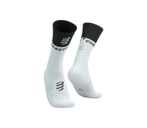 Придбати - компресійну шкарпетку  Компресійні спортивні шкарпетки Compressport Mid Compression Socks V2.0, White/Black, T3 (42-44)