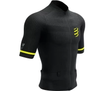 Придбати - чоловічу футболку  Бігова футболка Compressport Trail Postural SS Top M, Black/Safe Yellow, M