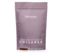 Придбати - каву  Розчинна кава з цикорієм та колагеном VEGAN, Nutriplus Collagen & Chicory Nutricoffee, 100 г Farmasi (9000405)