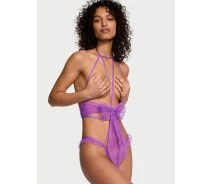 Придбати - жіночу еротичну білизну  Жіночий комбідес Victoria's Secret відкритий 1159806544 (Фіолетовий, S) (art492056)