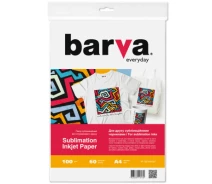 Придбати - фотопапір  Фотопапір Barva A4 Everyday Sublimation 100 г, 60л (IP-TSE100-327) (301784-01)