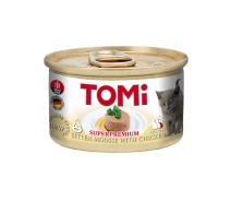 Придбати - корм для кота  Корм TOMi For Kitten with Chicken вологий для кошенят з куркою 85 гр