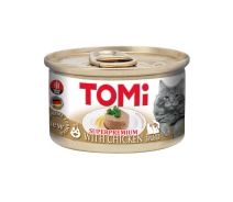 Придбати - корм для кота  Корм TOMi Chicken вологий для котів з куркою 85 гр