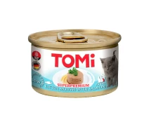 Придбати - корм для кота  Корм TOMi For Kitten with Salmon вологий для кошенят з лососем 85 гр