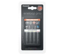 Придбати -  Зарядний пристрій для акумуляторів Panasonic Smart-Quick Charger+Eneloop Pro +4*AA 2500 mAh NI-MH (K-KJ55HCD40E) (069580-01)