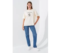 Придбати - жіночі джинси  Джинси Regular fit жіночі Zeo Basic 4416 50 Синій (280)