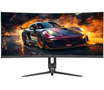 Придбати - монітор  Монітор 34" QUBE Overlord C34UQ180HC UWQHD 180hz,Curved VA,Type-C 65W,HDMI,DP,DP cable,VESA (C34UQ180HC)