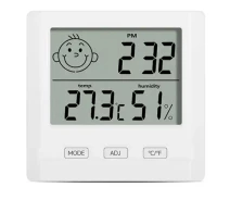 Придбати - кімнатний термометр  Цифровий термометр гігрометр Thermometer TH108 Білий