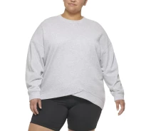 Придбати - жіночий світшот  Жіночий світшот Calvin Klein з логотипом 1159810047 (Сірий, 1X)