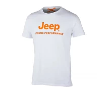 Придбати - чоловічу футболку  Футболка чоловіча JEEP T-SHIRT XTREME PERFORMANCE Print JX22A Білий S (O102629-W596 S)