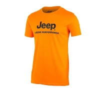 Придбати - чоловічу футболку  Чоловіча футболка JEEP T-SHIRT XTREME PERFORMANCE Print JX22A Помаранчевий S (O102629-O288 S)