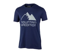 Придбати - чоловічу футболку  Чоловіча футболка JEEP T-SHIRT MOUNTAIN XPEDITION Print JX22A Синій XL (O102627-K882 XL)