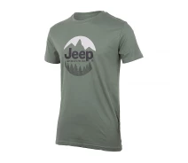 Придбати - чоловічу футболку  Чоловіча футболка JEEP T-SHIRT The spirit of Adventure Хакі XL (O102588-E845 XL)