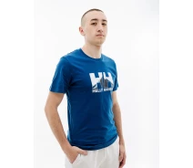 Придбати - чоловічу футболку  Чоловіча футболка HELLY HANSEN NORD GRAPHIC T-SHIRT Синій XL (7d62978-606 XL)