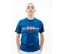 Придбати - чоловічу футболку  Чоловіча футболка HELLY HANSEN RWB GRAPHIC T-SHIRT Синій XL (7d53763-607 XL)