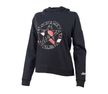 Придбати - жіноче худі  Жіноче Худі JEEP HOODED CROPPED SWEATSHIRT STAR Botanical Print Чорний XL (O102607-B000 XL)