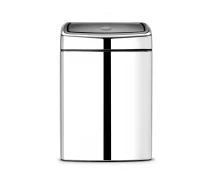 Придбати - мусорное ведро  Бак для сміття Brabantia Touch bin 10 л Сталевий (477201)
