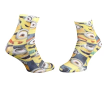 Придбати - жіночу шкарпетку  Шкарпетки Minions Minions All Over De Minions 1-pack 36-41 yellow 17890635-3