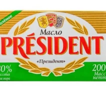 Придбати - продовольственный товар  Масло кисловершкове солоне 80% President (3228020355741)
