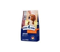 Придбати - корм для собаки  Сухий корм для собак Club 4 Paws Преміум. Для середніх порід 2 кг (482)