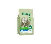 Придбати - корм для собаки  Сухий корм для собак OASY LIFESTAGE Adult Medium риба 12 кг (862)