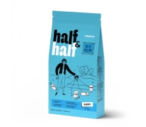 Придбати - корм для собаки  Сухий корм для собак Half&Half для цуценят усіх порід з яловичиною 12 кг (482)