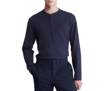 Придбати - чоловічий лонгслів  Чоловічий лонгслів вафельний Calvin Klein 1159809859 (Синій, XL)