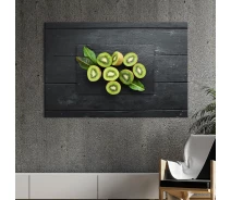 Придбати - картину  Картина для кухни KIL Art Половинки киви 75x50 см (1579-1)