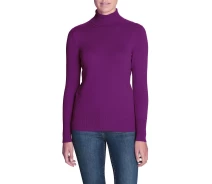 Придбати - жіночий пуловер  Пуловер Eddie Bauer Womens Christine Turtleneck Sweater HTR MULBERRY
 (XS)