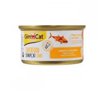 Придбати - корм для кота  Вологий корм для котів з тунцем та гарбузом GimCat Shiny Cat Superfood 70 г (G-414737)