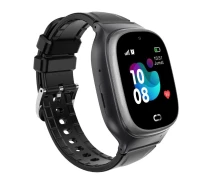 Придбати - смарт-годинник  Дитячий розумний смарт годинник Lemfo D05 з SIM картою 4G, GPS трекером, прослуховуванням і кнопкою SOS Чорний