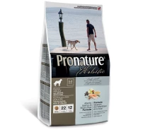 Придбати - корм для собаки  Корм Pronature Holistic Dog Atlantic Salmon Brown Rice сухий з лососем та рисом для дорослих собак 13.6 кг