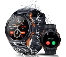 Придбати - смарт-годинник  Смарт-годинник Smart Watch Oukitel BT-10 IP68 AMOLED Black-Orange