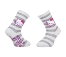 Придбати - дитячу шкарпетку  Шкарпетки Hello Kitty Head Hk Stripes 19-22 gray 32770-6
